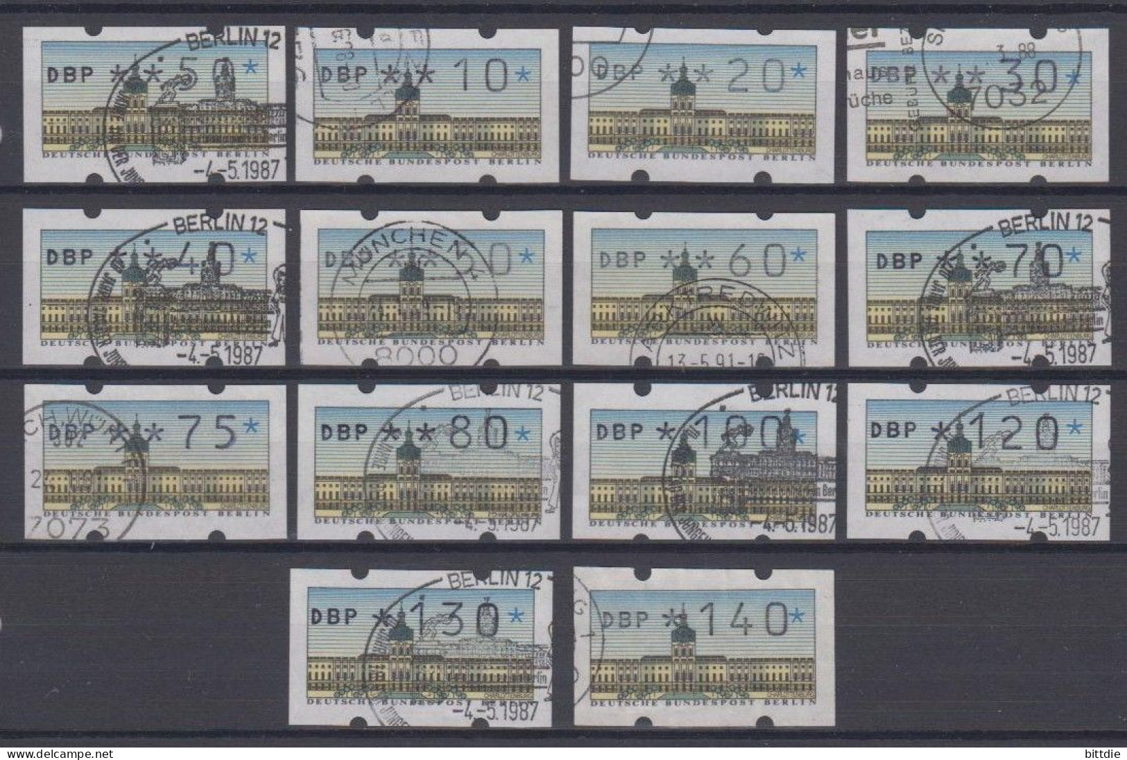 Berlin , ATM-Lot , Gestempelt  (9249) - Machine Labels [ATM]