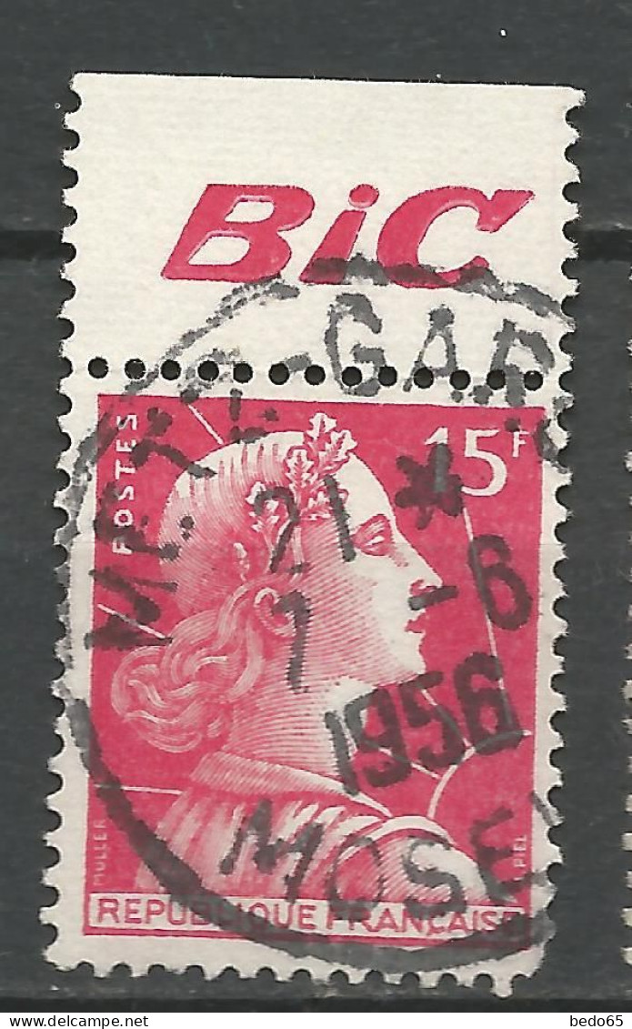 TYPE MARIANNE DE MULLER Type L N° 1011 PUB BIC OBL / Used - Used Stamps