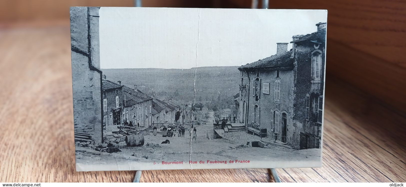 CPA  BOURMONT - Rue Du Faubourg De FRANCE  1915, Enfants,..(S-09-24) - Bourmont