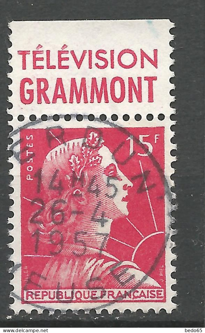 TYPE MARIANNE DE MULLER N° 1011 PUB GRAMMONT OBL / Used - Used Stamps