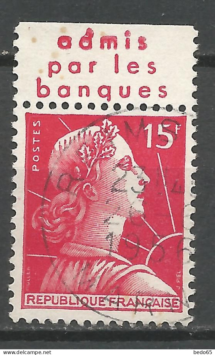 TYPE MARIANNE DE MULLER N° 1011 PUB POSTE OBL / Used - Oblitérés