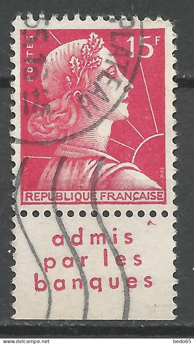 TYPE MARIANNE DE MULLER N° 1011 PUB POSTE OBL / Used - Oblitérés