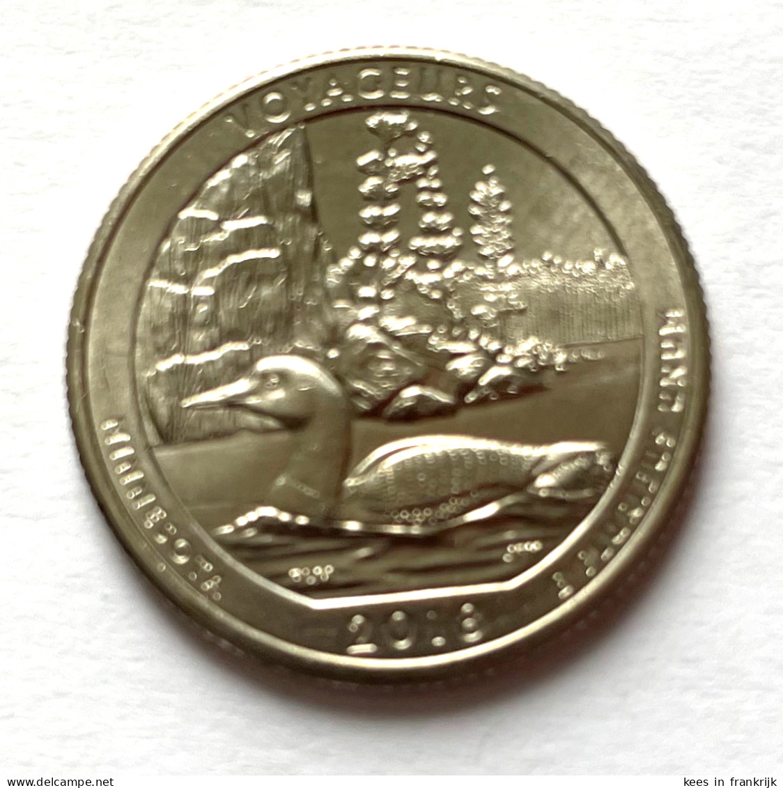 USA : 25 Cents 2018P - Voyageurs National Park - 2010-...: National Parks