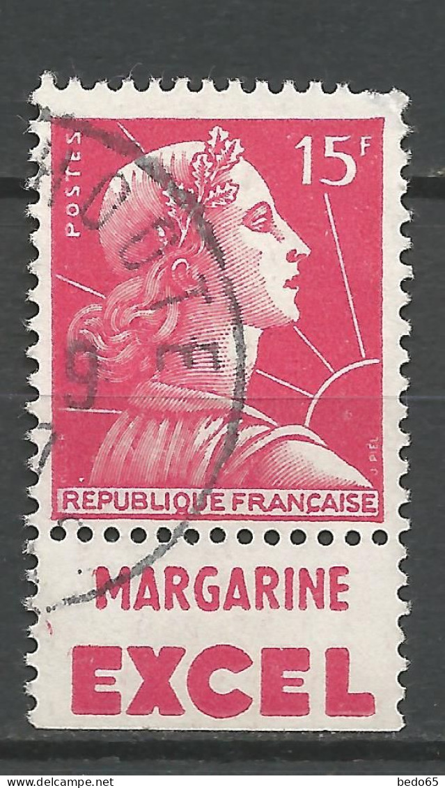 TYPE MARIANNE DE MULLER N° 1011 PUB EXCEL OBL / Used - Used Stamps