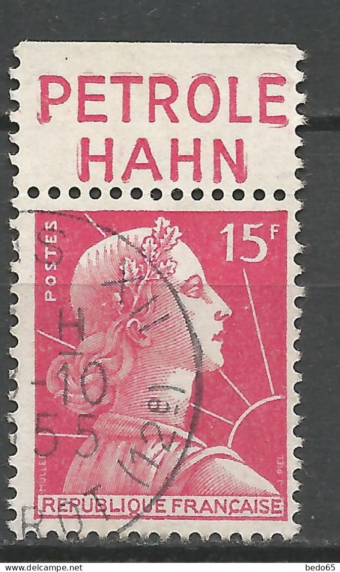 TYPE MARIANNE DE MULLER  N° 1011 PUB HAHN OBL / Used - Usados