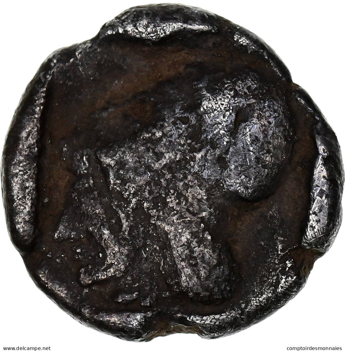 Mysie, Diobole, Ca. 500-450 BC, Lámpsakos, Argent, TB+, SNG-France:1126 - Grecques
