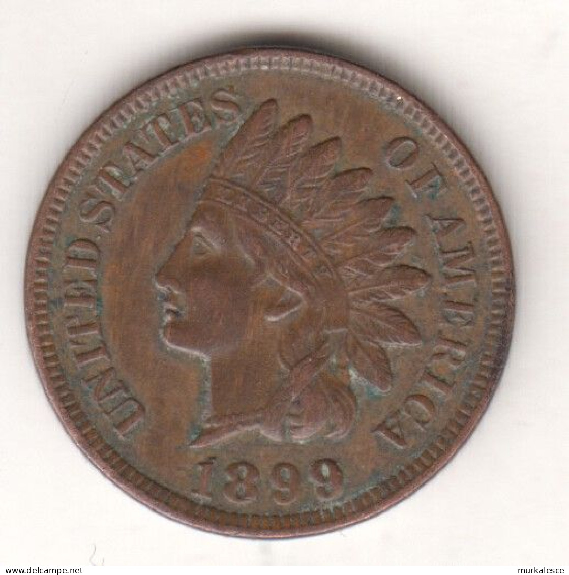 7317---  USA    ONE  CENT   1899 - 1859-1909: Indian Head