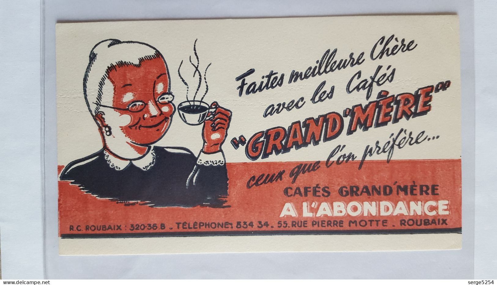 Cafés Grand'mère  - A L'Abondance - Café & Té