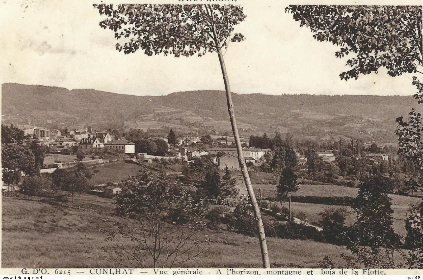 PUY DE DOME : Cunlhat, Vue Générale - Cunlhat