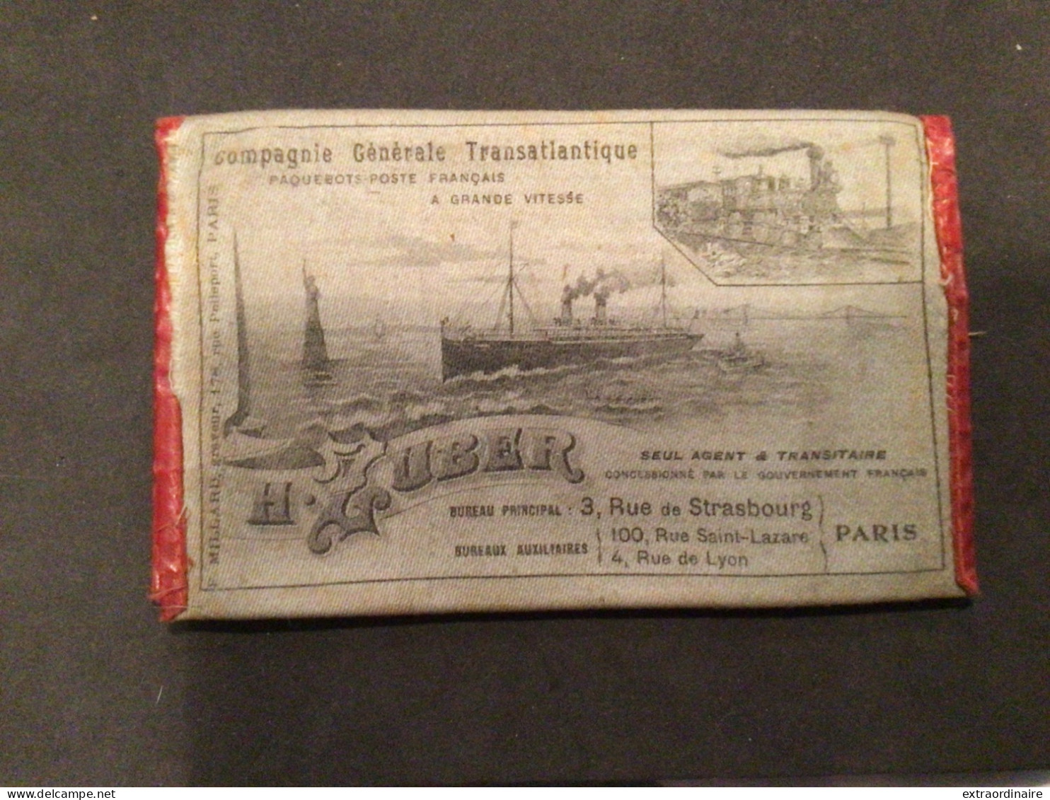 Pochette De Voyage Ancienne En Tissu No. 527 - Otros & Sin Clasificación