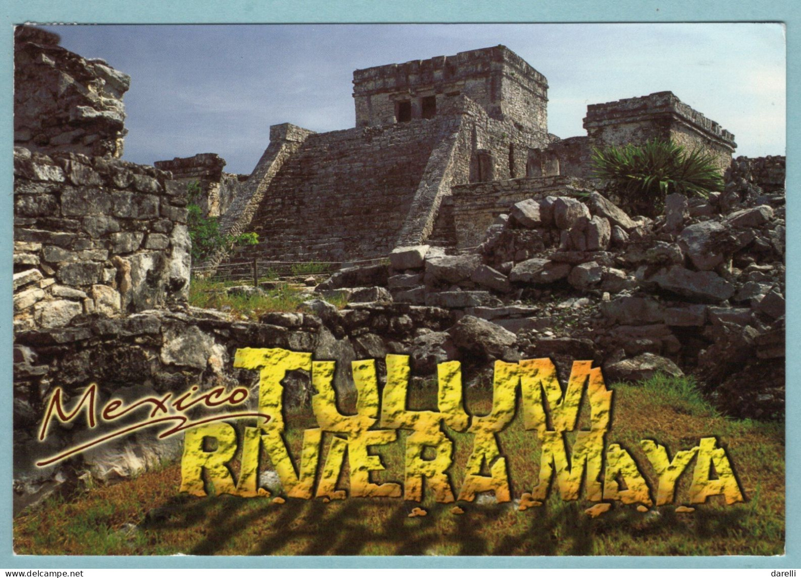 CP Mexique - Tulum Riviera Maya- Dimension 17 Cm X 12 Cm - GF - Mexique