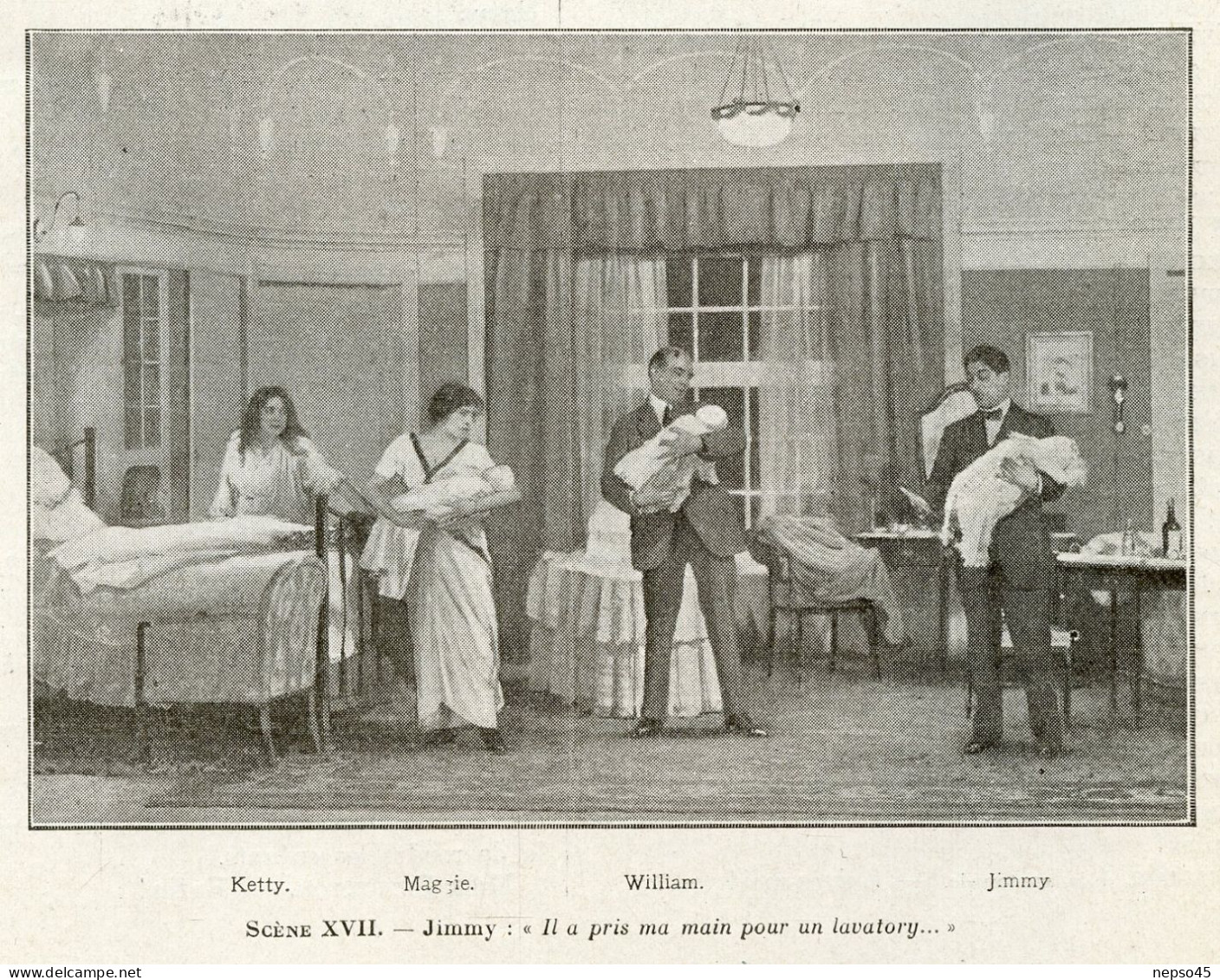 Théâtre.Bouffes-Parisiens.Mon bébé.Maurice Hennequin.Max Dearly.Mauloy.Reschal.Maugué.Castelain.Monna.Deltat.Barry.