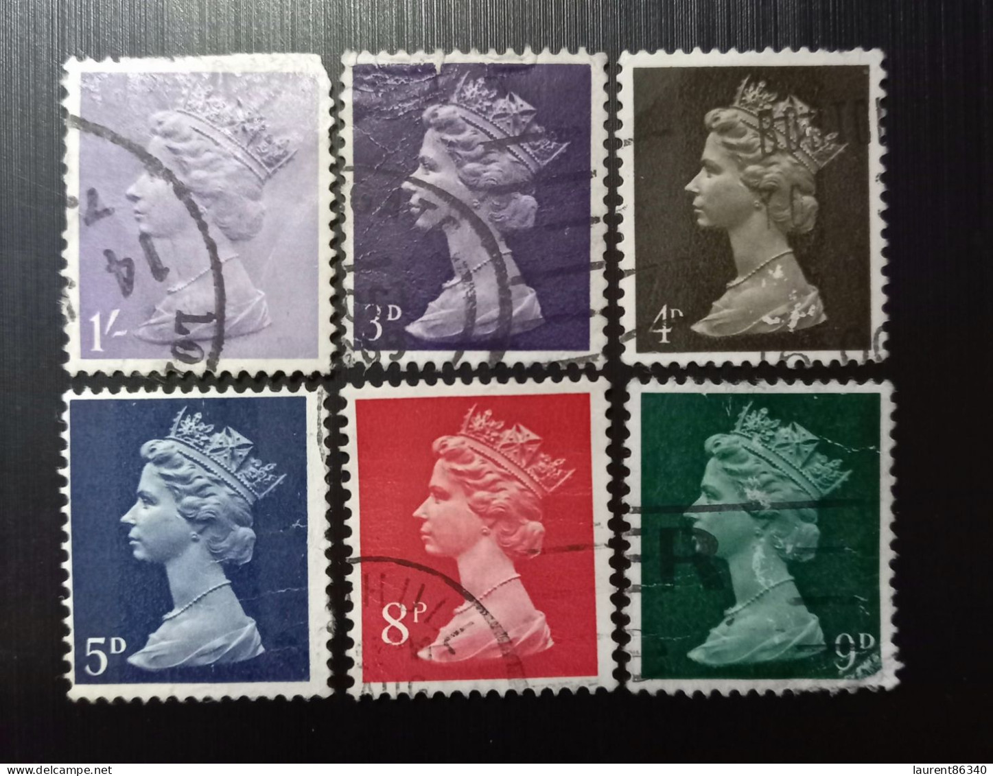 Grande Bretagne 1967 & 1968 Definitives - Queen Elizabeth II - A: 2-Band Phosphor, B: Centre Band Phosphor - Oblitérés