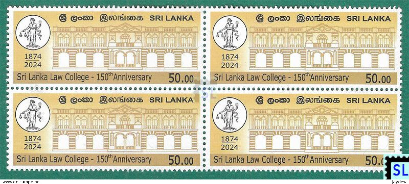 Sri Lanka Stamps 2024, Law College, MNH - Sri Lanka (Ceylon) (1948-...)