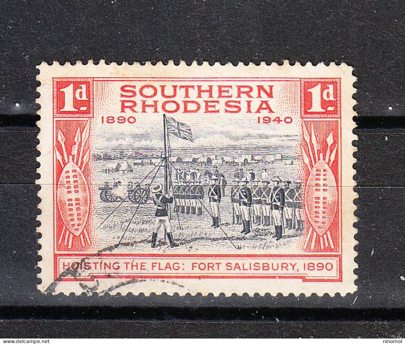 South Rhodesia  -  1940. Saluto Alla Bandiera, Militari.  Salute To The Flag, Military - Southern Rhodesia (...-1964)