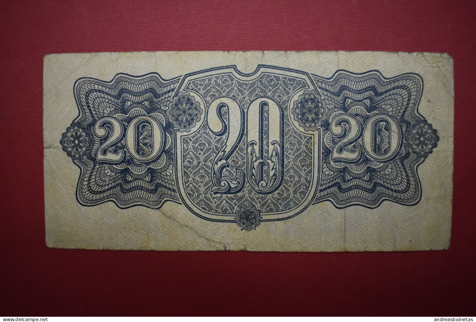 Banknotes  Czechoslovakia 20 Korun 1944 P# 47 - Czechoslovakia