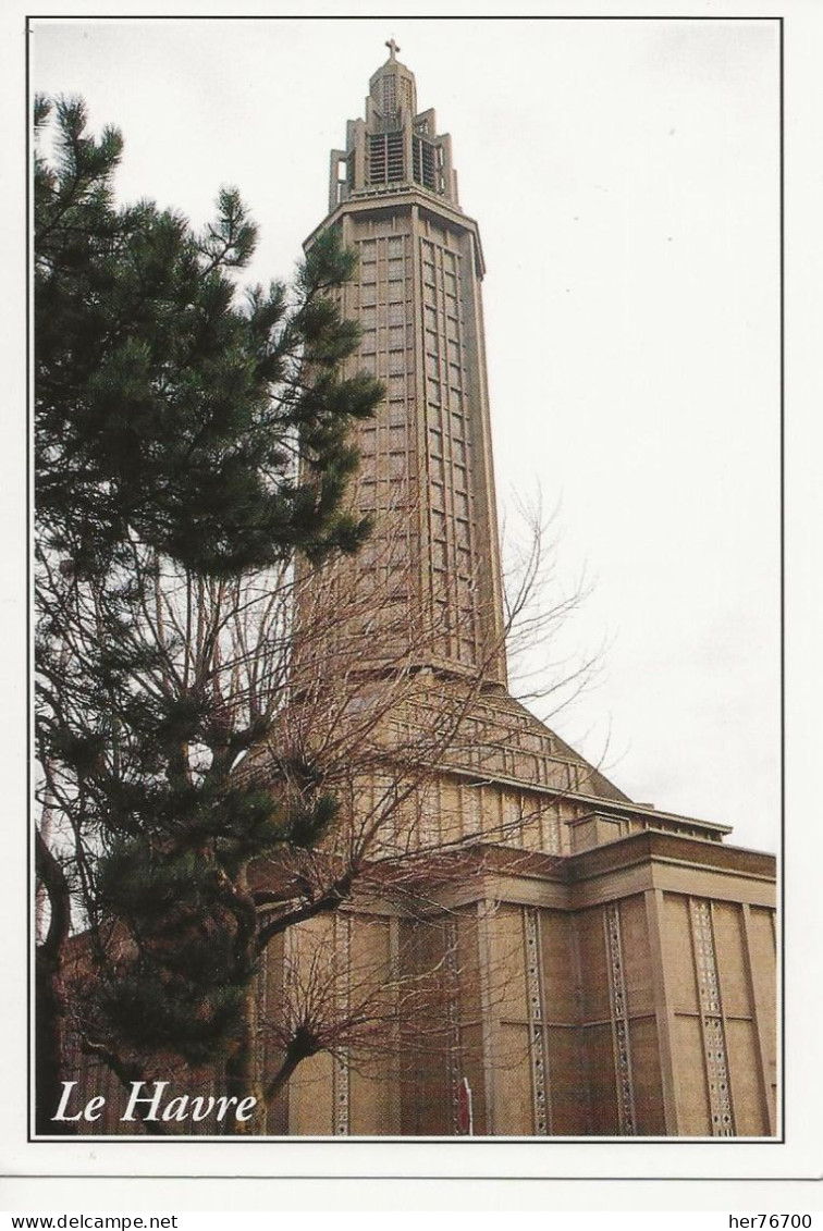 EGLISE SAINT JOSEPH DU HAVRE ARCHITECHTURE AUGUSTE PERRET. CLASSEE AUX MONUMENTS DE L UNESCO - Iglesias Y Catedrales