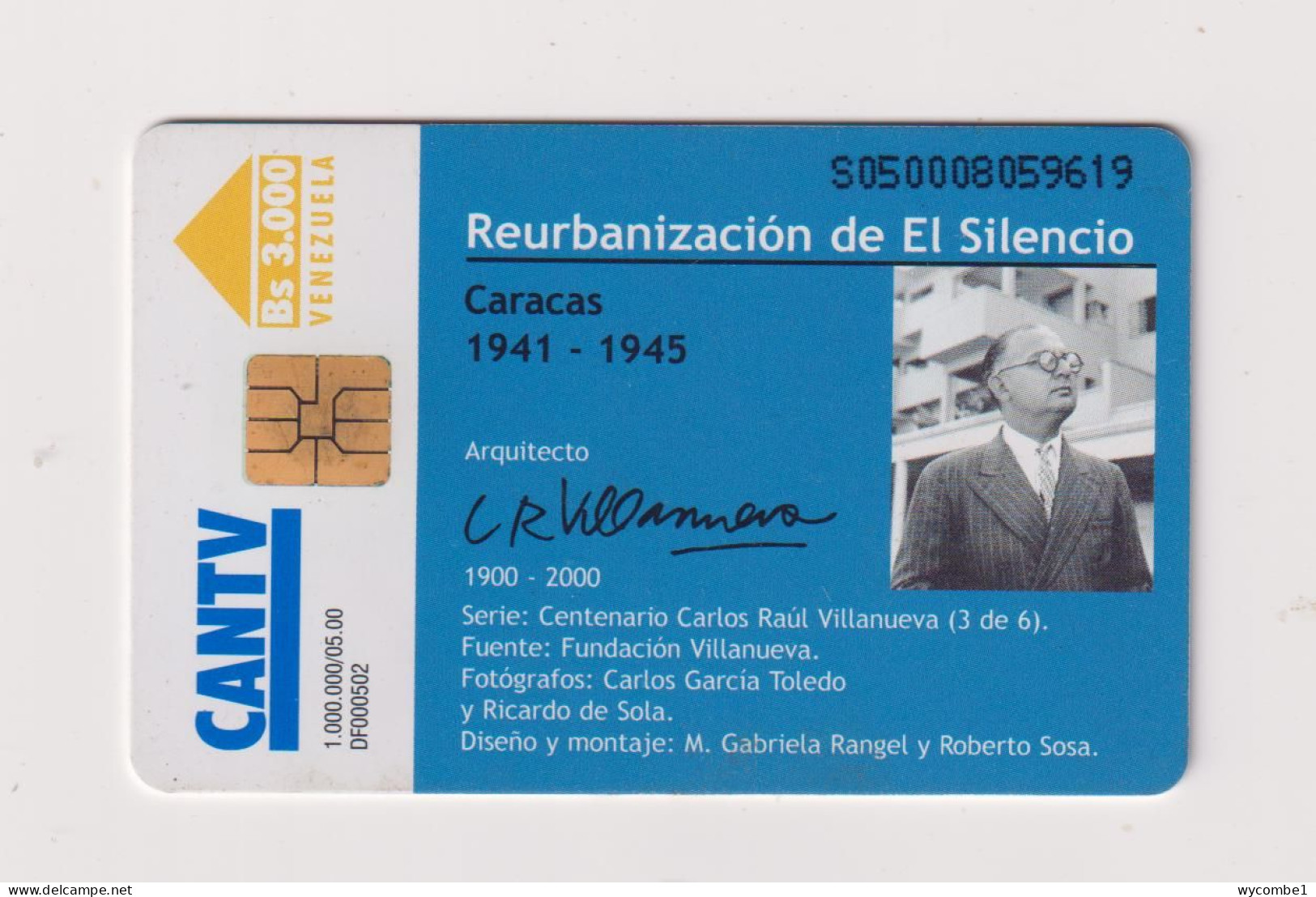 VENEZUELA  -  El Silencio Chip Phonecard - Venezuela