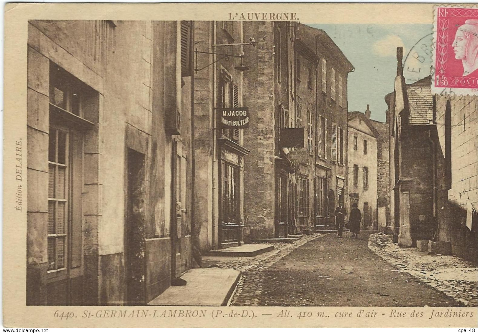 PUY DE DOME : St Germain-Lembron, Rue Des Jardiniers - Saint Germain Lembron