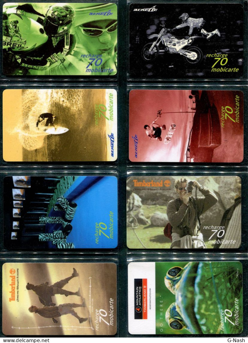 MOBICARTES - Lot De 8 Cartes Différentes - Mobicartes