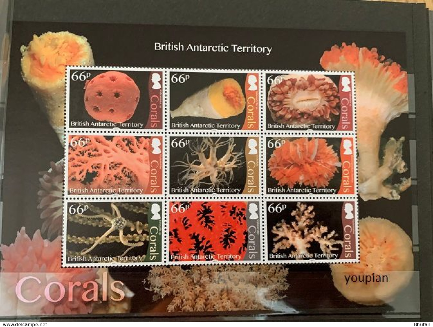 British Antarctic Territory 2017, BAT Corals, MNH S/S - Nuevos