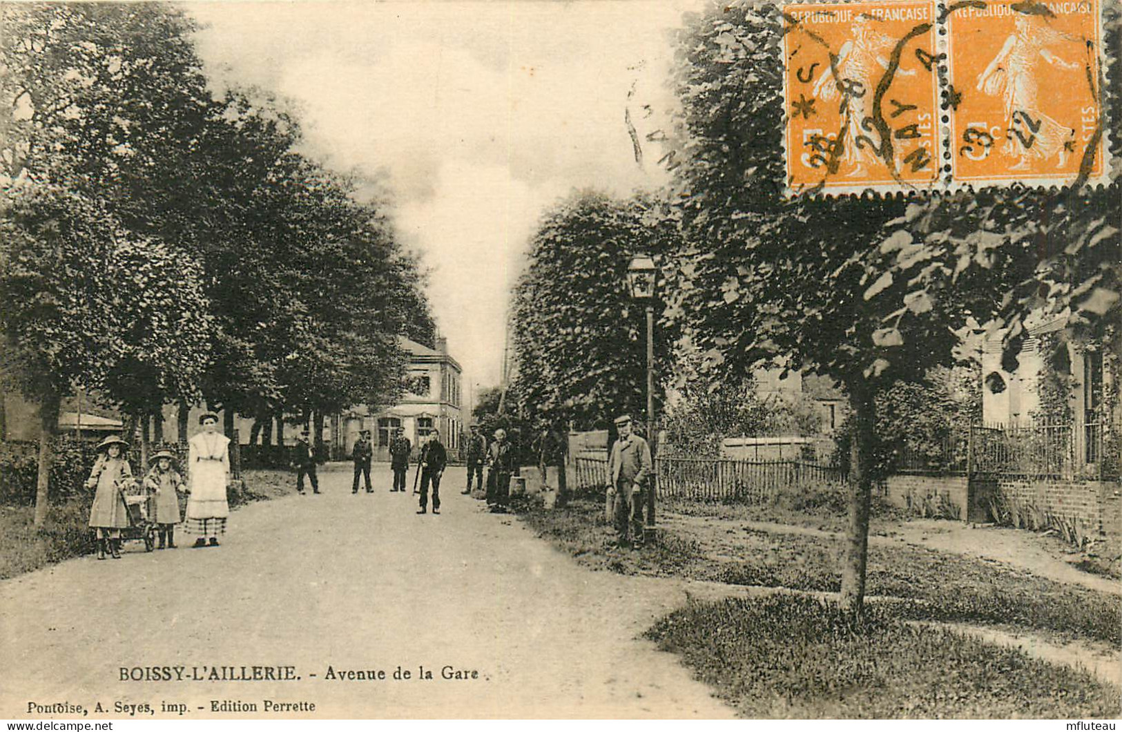 95* BOISSY L AILLERIE  Av De La Gare       RL32,1224 - Boissy-l'Aillerie