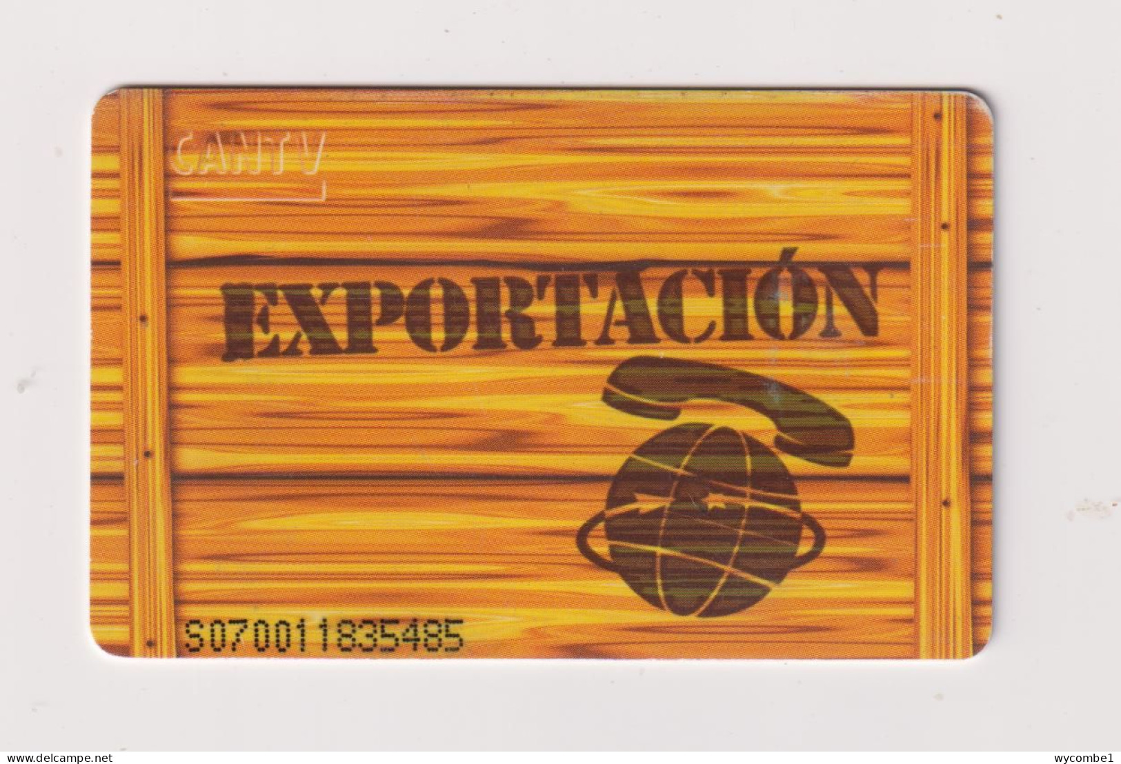 VENEZUELA  -  Exportacion Chip Phonecard - Venezuela