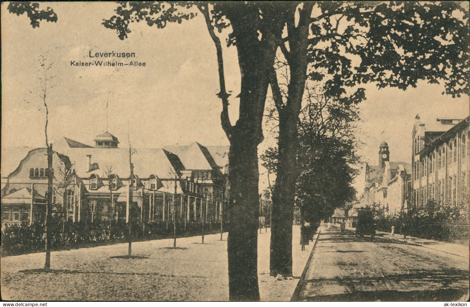 Ansichtskarte Leverkusen Kaiser-Wilhelm-Allee 1921 - Leverkusen