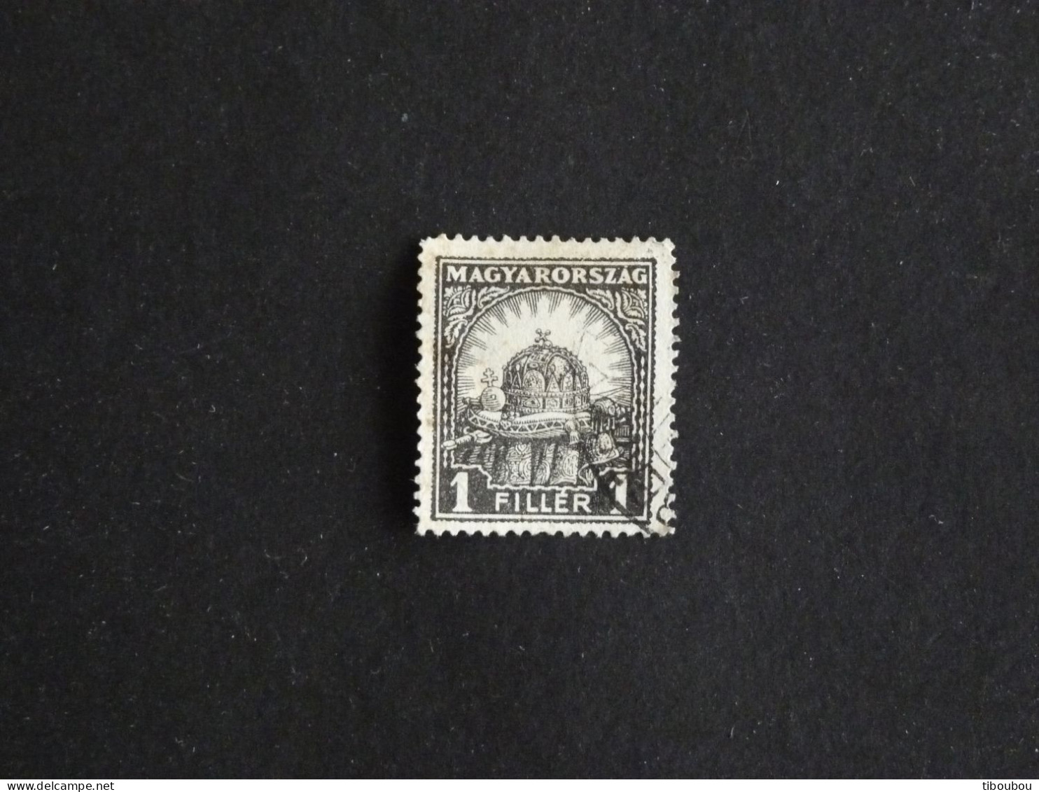 HONGRIE HUNGARY MAGYAR YT 379A OBLITERE - COURONNE DE SAINT ETIENNE - Gebraucht