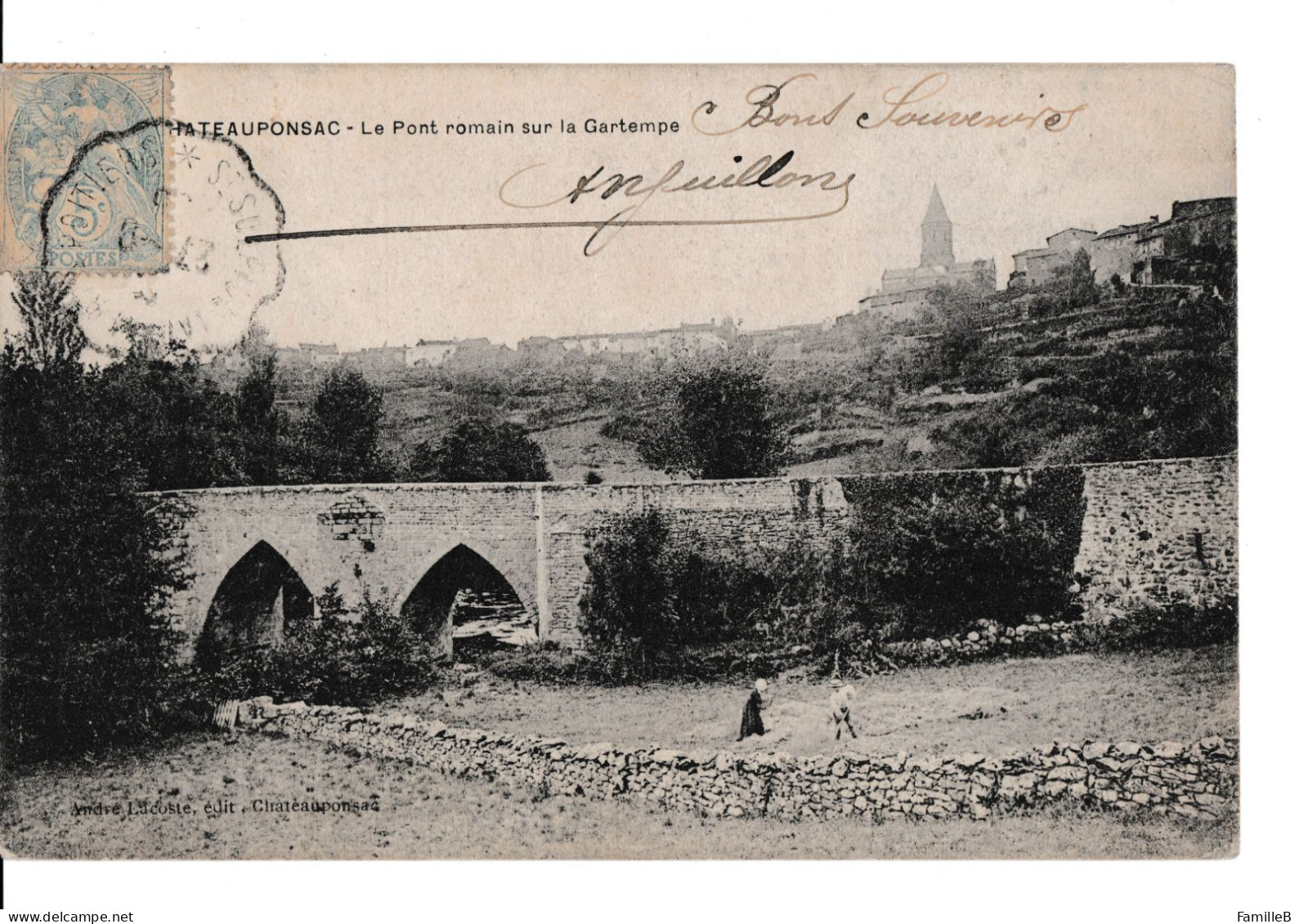 Châteauponsac (Hte-Vienne) - Le Pont Romain Sur La Gartempe 2 - Chateauponsac