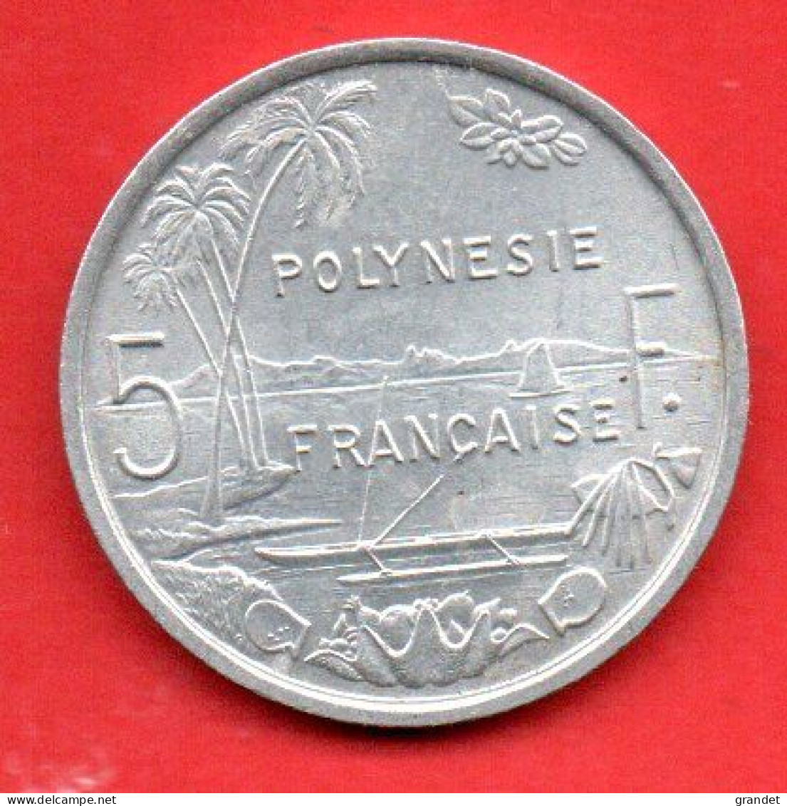 POLYNESIE - FRANCAISE - 5 FRANCS - 1965 . - Frans-Polynesië