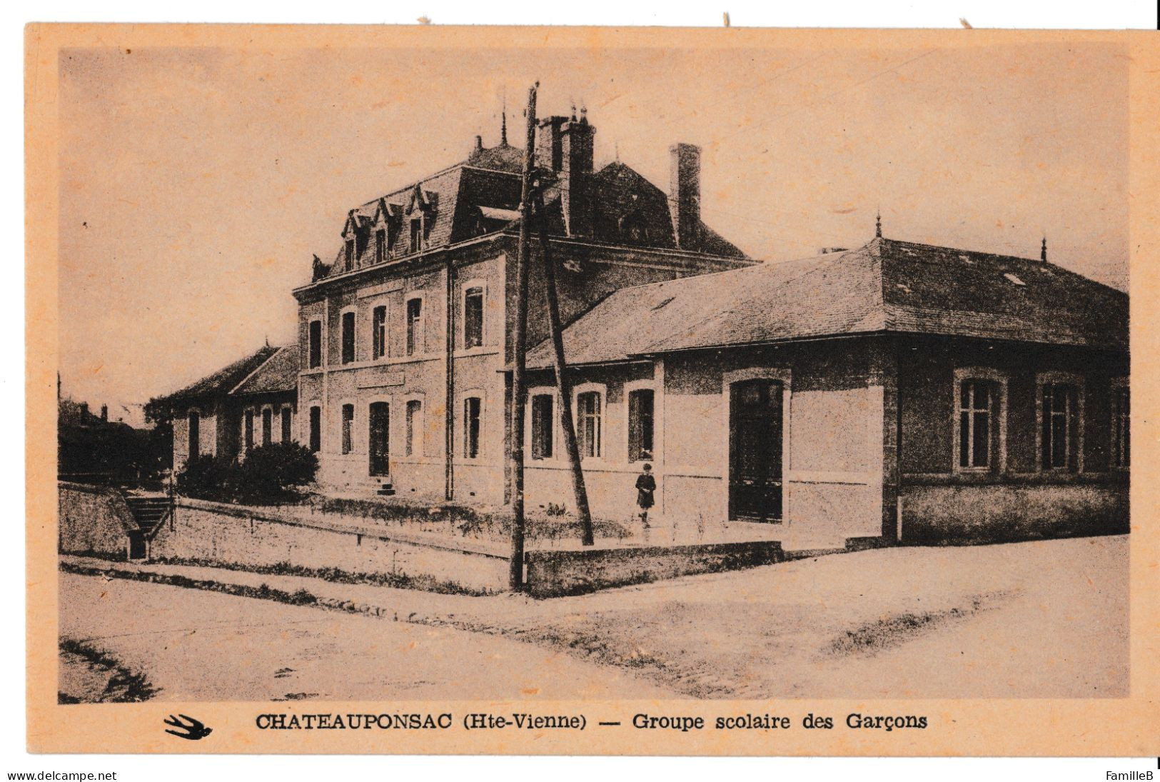 Châteauponsac (Hte-Vienne) - Groupe Scolaire Des Garçons - Chateauponsac