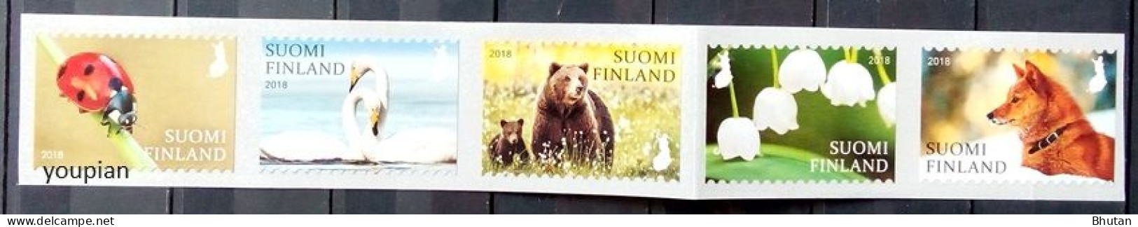 Finland 2018, Flora And Fauna Of Finland, MNH Stamps Set - Unused Stamps