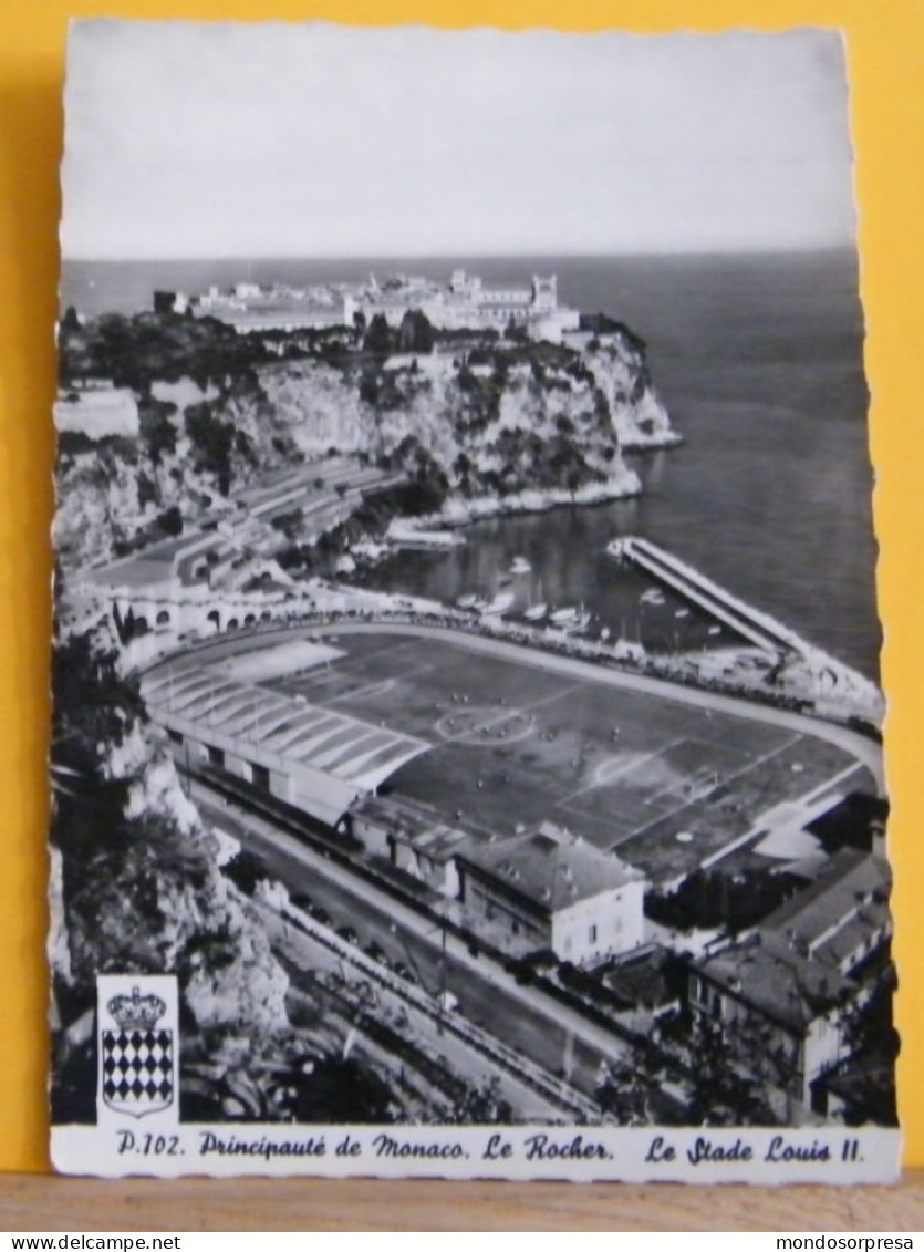 (ST) MONACO PRINCIPATO - LE ROCHER - LE STADE LOUIS - STADIO LOUIS - NON VIAGGIATA - Estadios