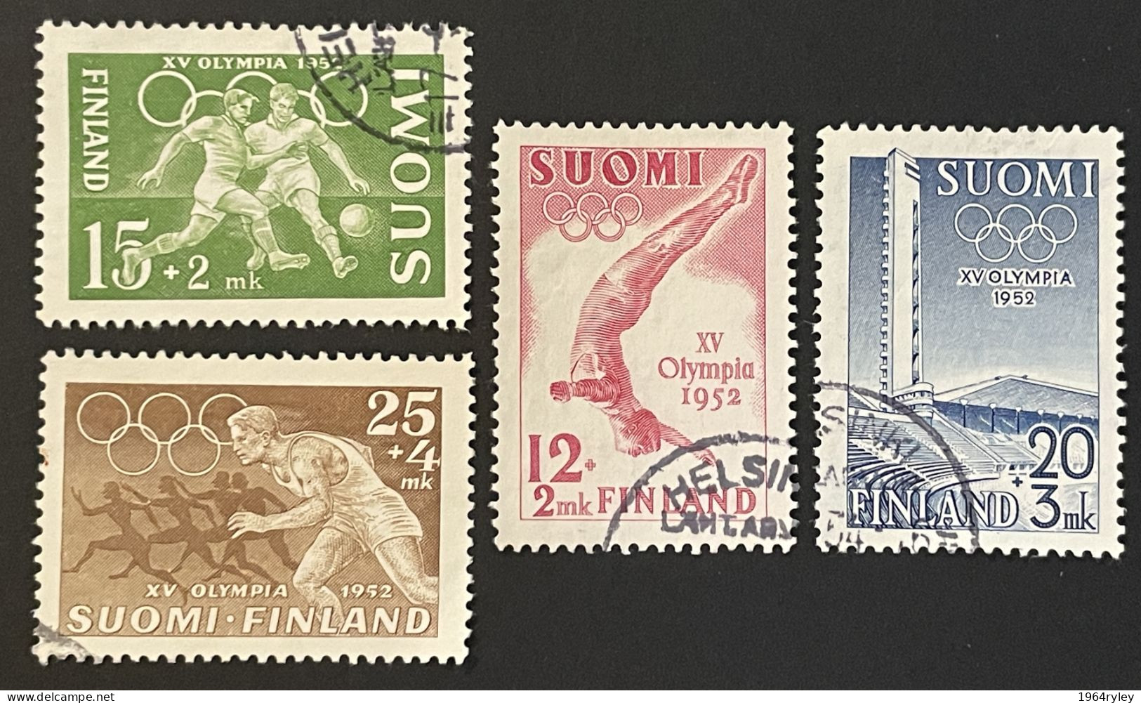 FINLAND  - (0) - 1952 - # 399/402 - Oblitérés