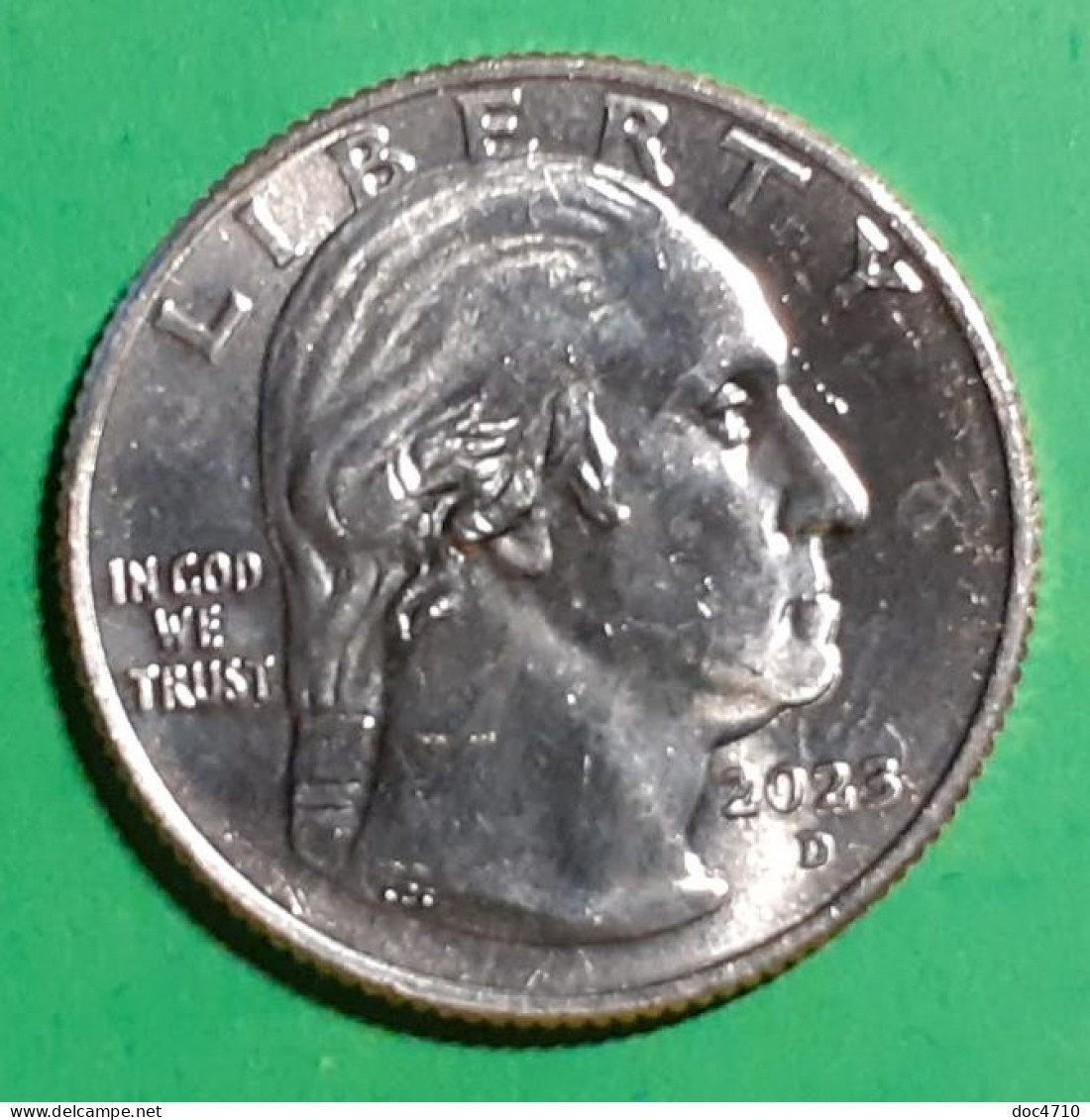 USA Quarter 1/4 Dollar 2023 D, American Women - Bessie Coleman, KM#778, Unc - 2010-...: National Parks