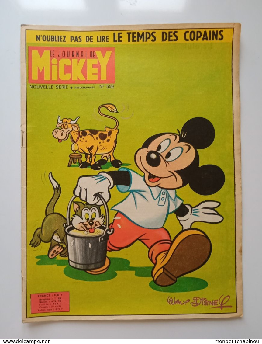 JOURNAL DE MICKEY N°559 (Janvier 1963) - Disney