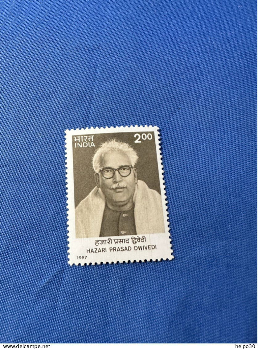 India 1997 Michel 1558, 1591 Hazari Prasad Dwivedi MNH - Unused Stamps