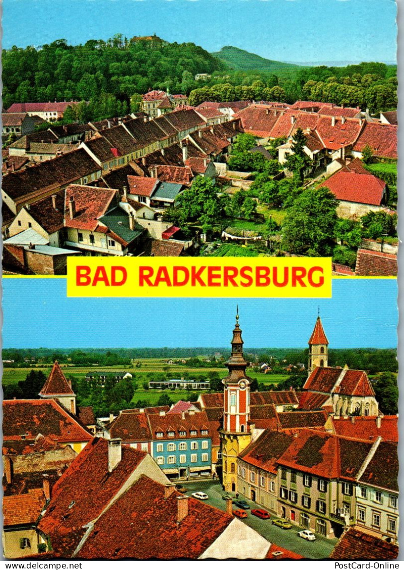 48859 - Steiermark - Bad Radkersburg , Panorama über Den Dächern - Gelaufen 1980 - Bad Radkersburg