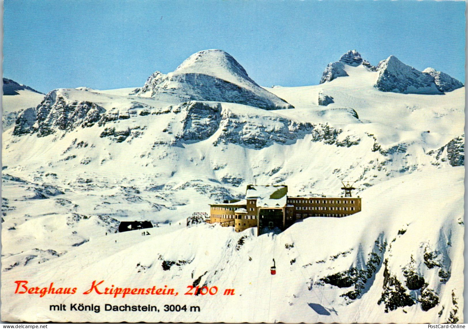 48853 - Steiermark - Dachstein , Berghaus Krippenstein - Gelaufen 1980 - Ramsau Am Dachstein