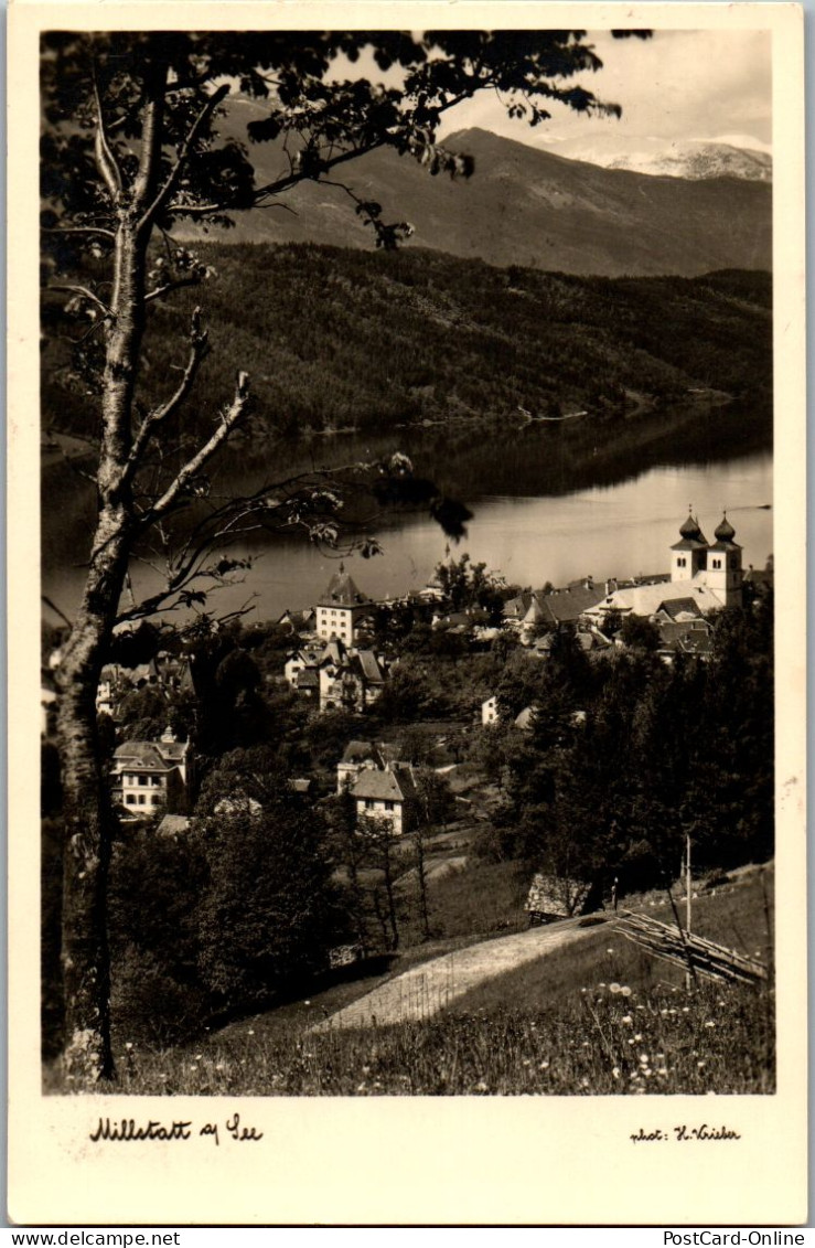 48821 - Kärnten - Millstatt , Am See , Panorama - Gelaufen 1937 - Millstatt