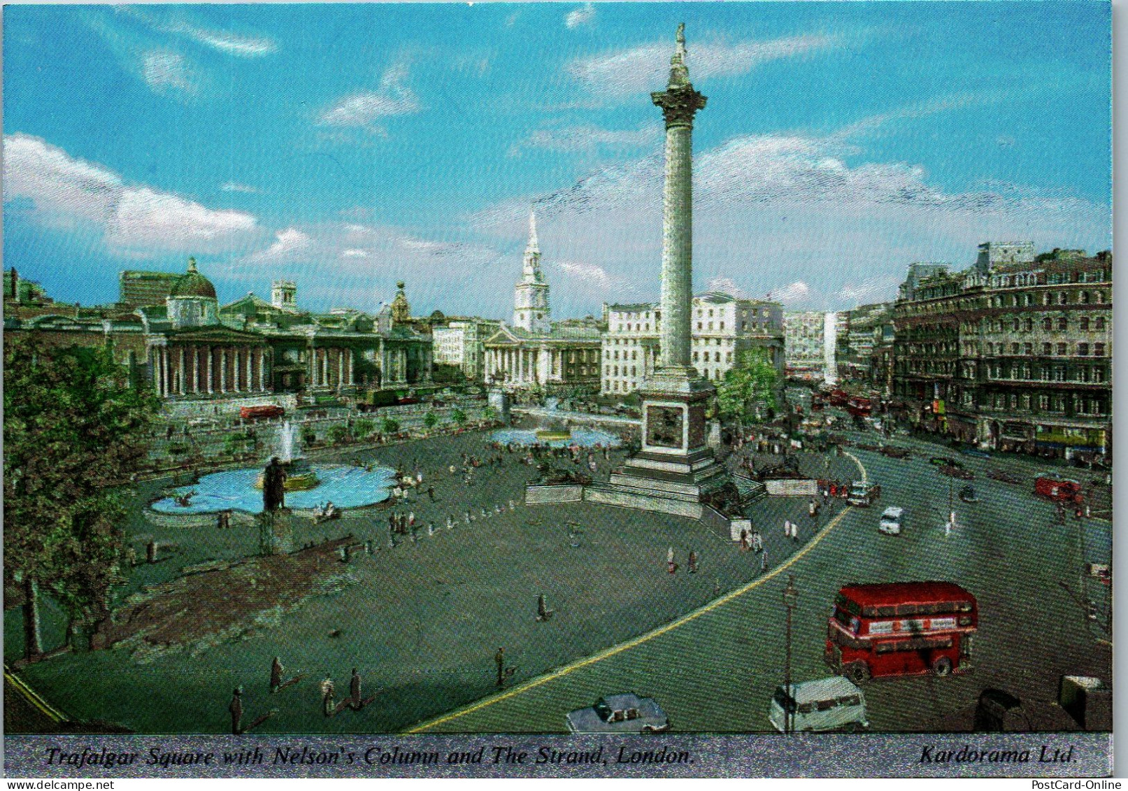 48810 - Großbritannien - London , Trafalgar Square With Nelson's Column And The Strand - Nicht Gelaufen  - Trafalgar Square