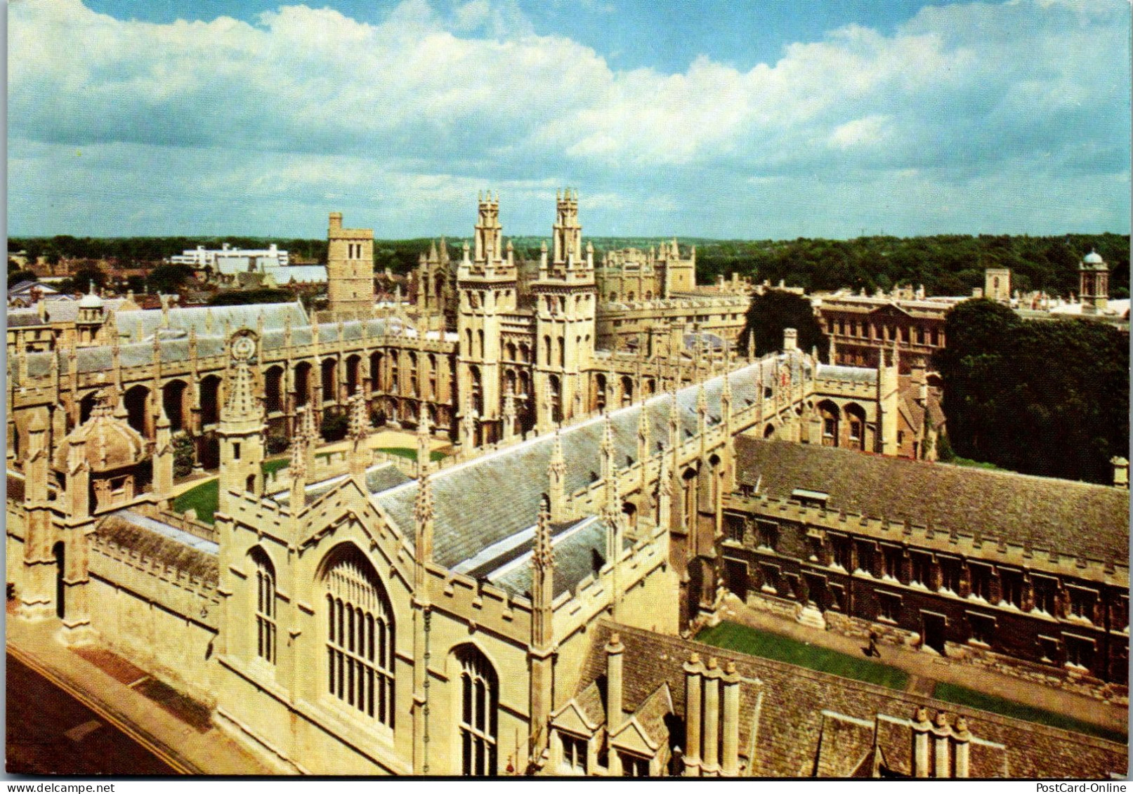 48801 - Großbritannien - Oxford , View From The Spire Of The Universitiy Church Of St. Mary The Virgin - Nicht Gelaufen  - Oxford