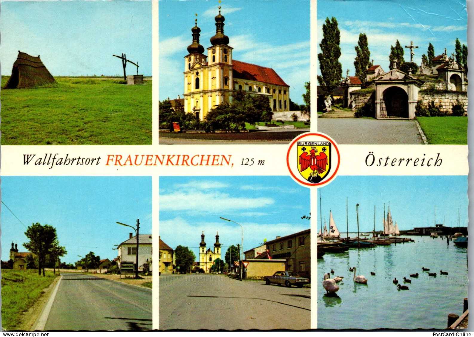 48788 - Burgenland - Frauenkirchen , Wallfahrtsort , Mehrbildkarte - Gelaufen 1984 - Neusiedlerseeorte