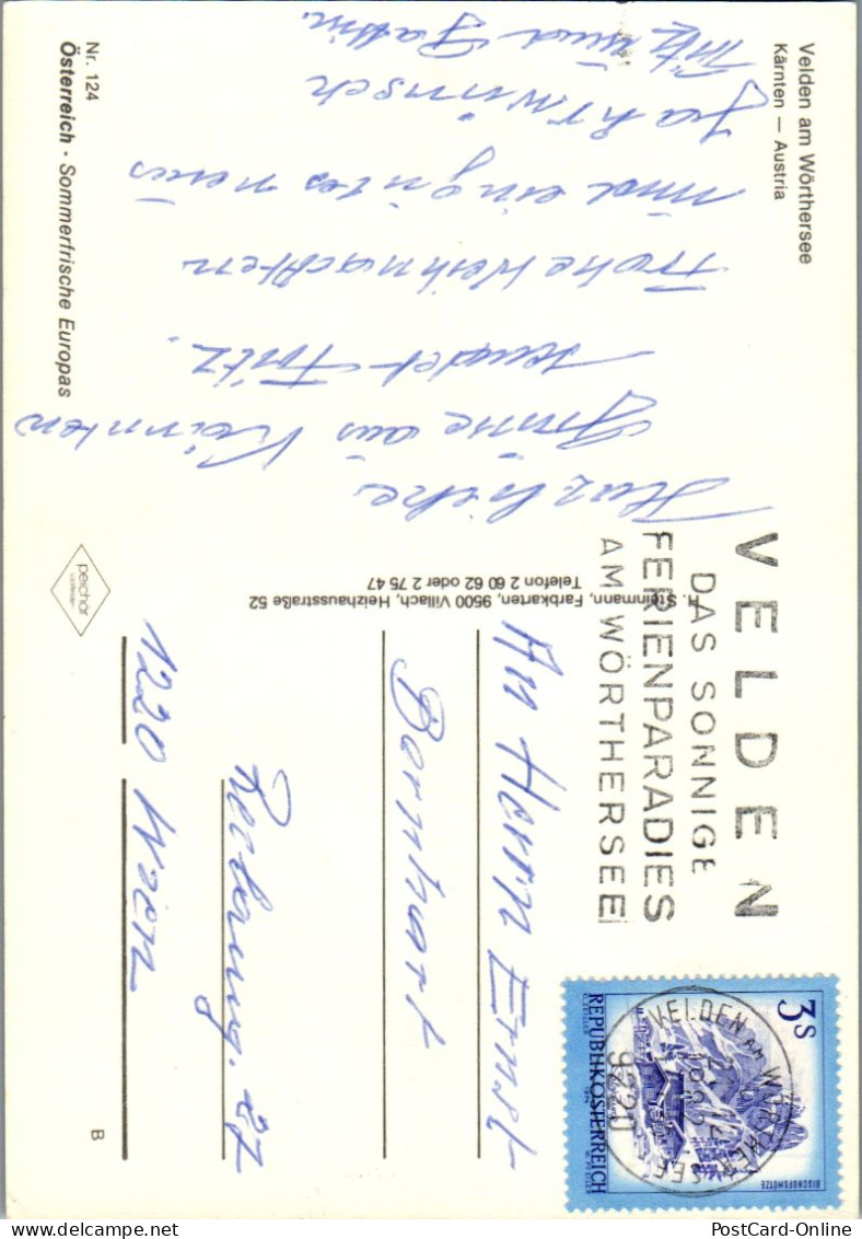 48758 - Kärnten - Velden , Am Wörthersee , Mehrbildkarte - Gelaufen 1982 - Velden