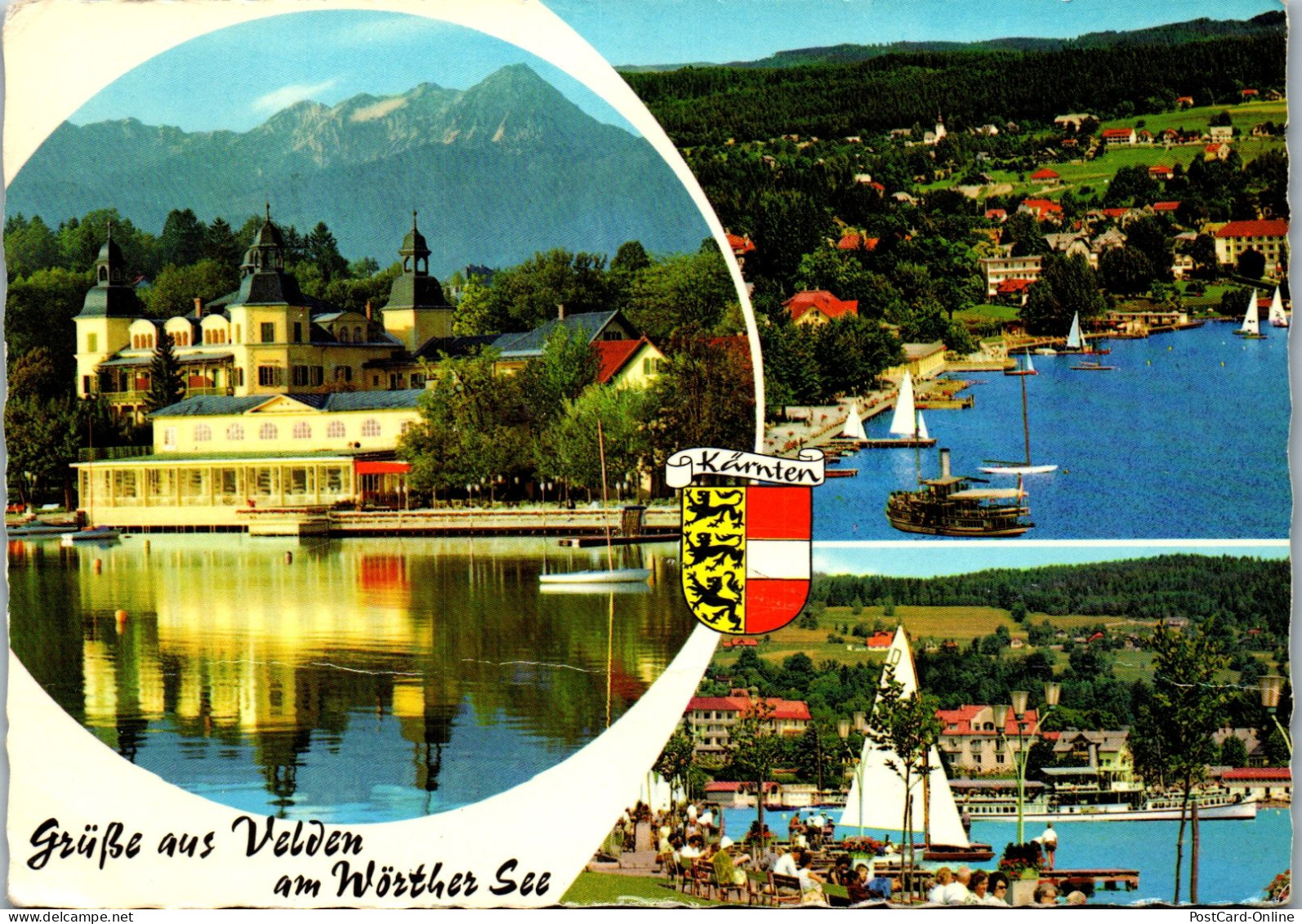 48760 - Kärnten - Velden , Am Wörthersee , Mehrbildkarte - Gelaufen  - Velden