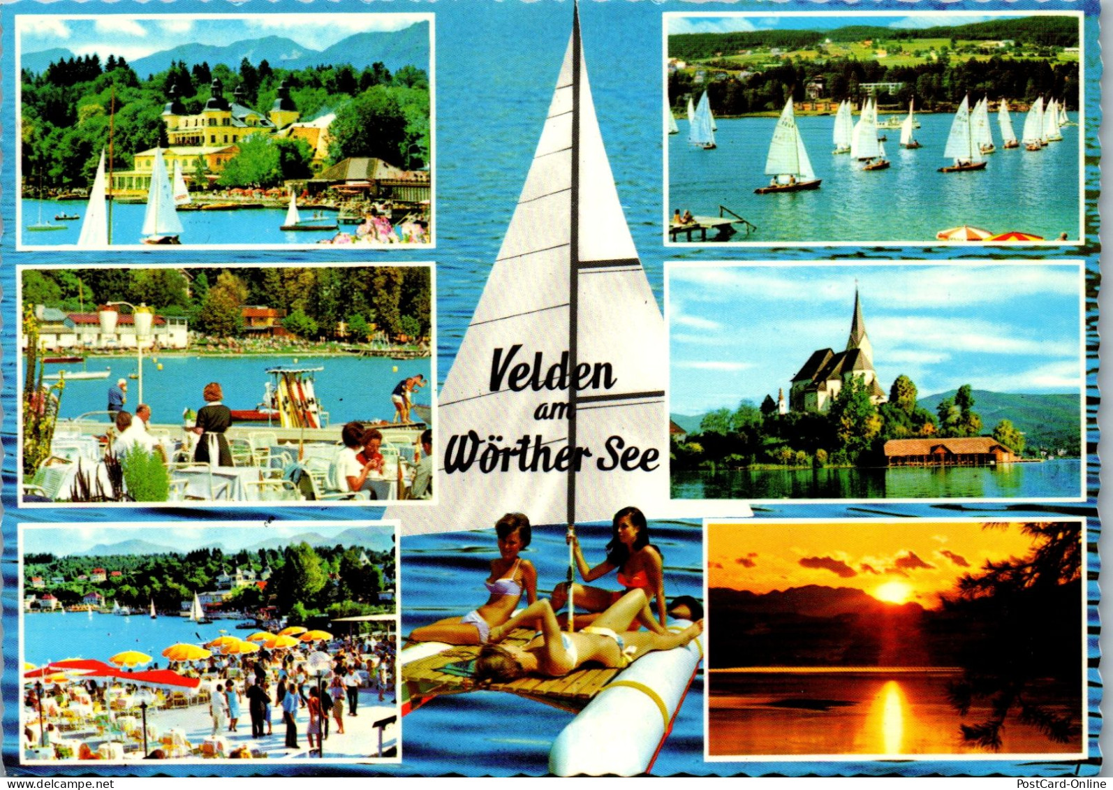 48754 - Kärnten - Velden , Am Wörthersee , Mehrbildkarte - Gelaufen  - Velden