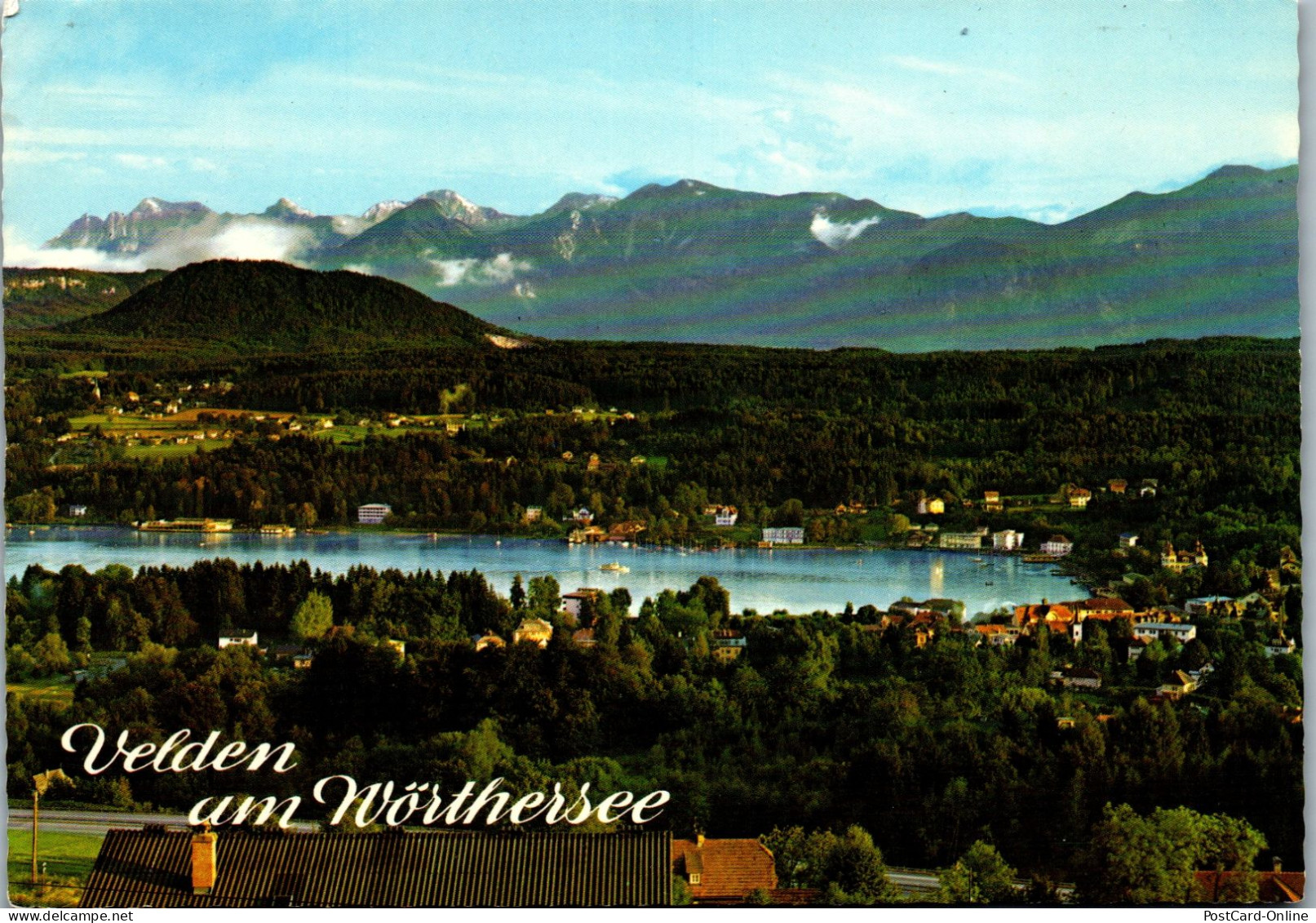 48749 - Kärnten - Velden , Am Wörthersee , Panorama Gegen Die Karawanken - Gelaufen  - Velden