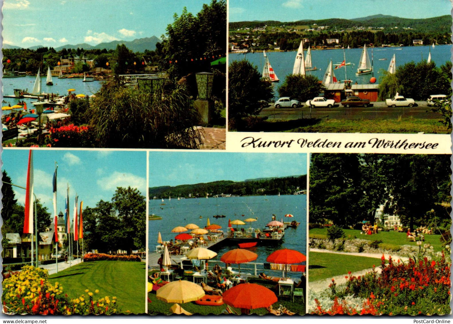 48753 - Kärnten - Velden , Am Wörthersee , Mehrbildkarte - Gelaufen 1976 - Velden