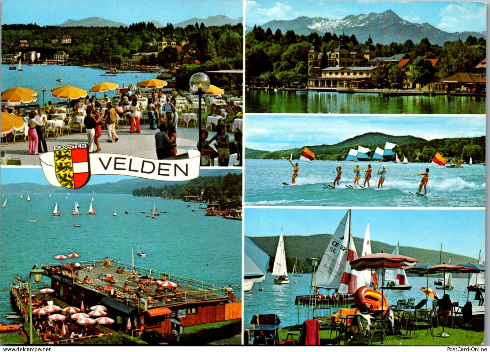 48744 - Kärnten - Velden , Wörther See , Mehrbildkarte - Gelaufen  - Velden